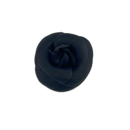 Chanel Flower Brooch Corsage Black — view 3