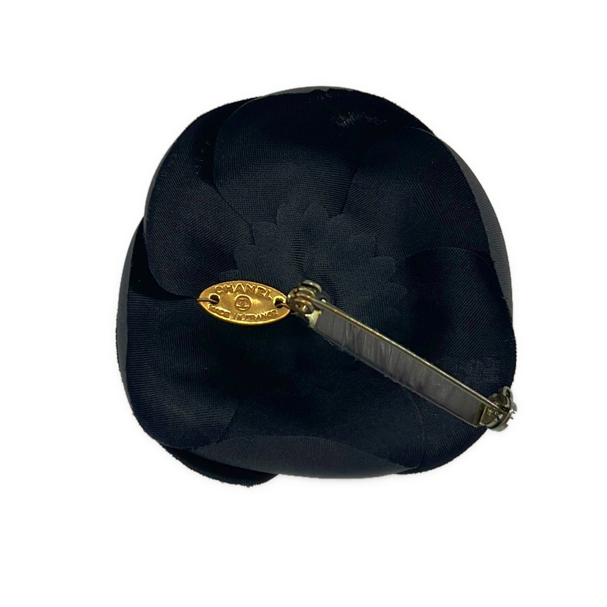 Chanel Flower Brooch Corsage Black — view 4