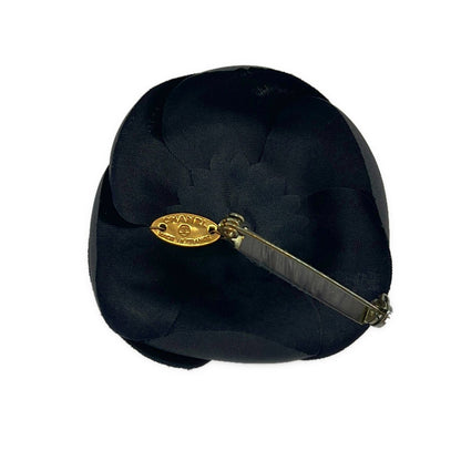 Chanel Flower Brooch Corsage Black — view 4