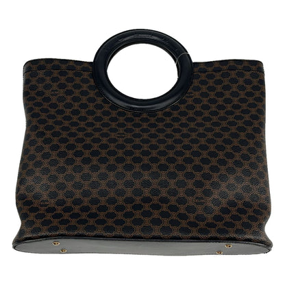 Celine Macadam Circle Handle Handbag Brown — view 2