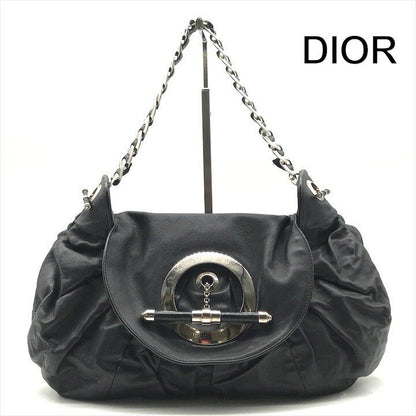 Dior Jazz Club Chain Shoulder Bag Black