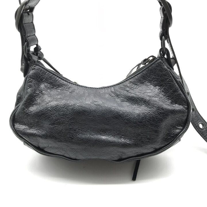 Balenciaga Le Cagole XS le Studs Shoulder Bag Leather Black Ribbon — view 2