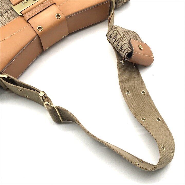 Dior Street Chic Trotter Columbus Shoulder Bag Brown — view 7