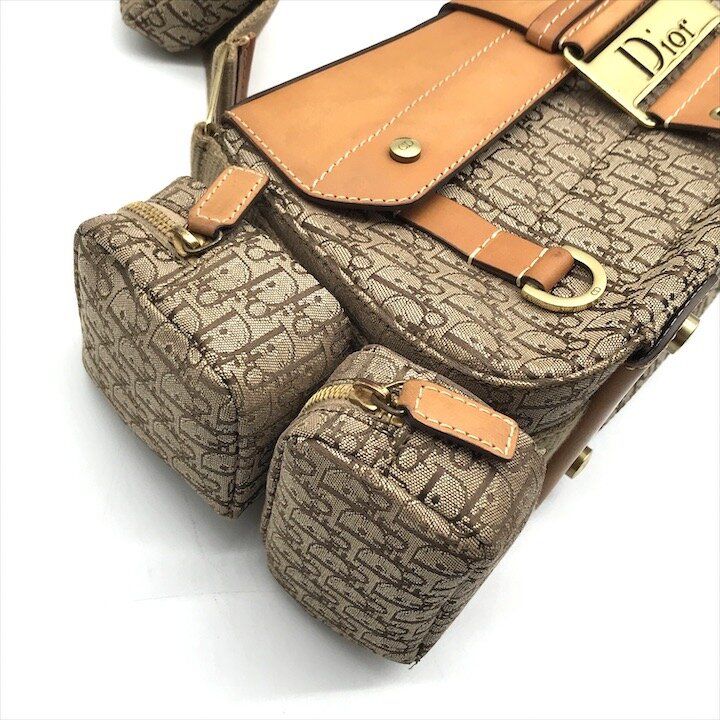 Dior Street Chic Trotter Columbus Shoulder Bag Brown — view 5