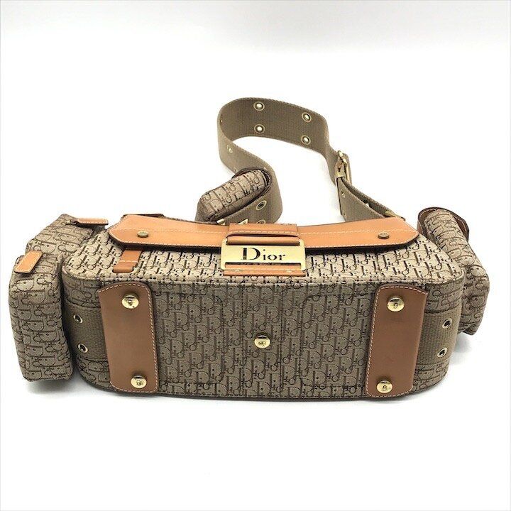 Dior Street Chic Trotter Columbus Shoulder Bag Brown — view 4