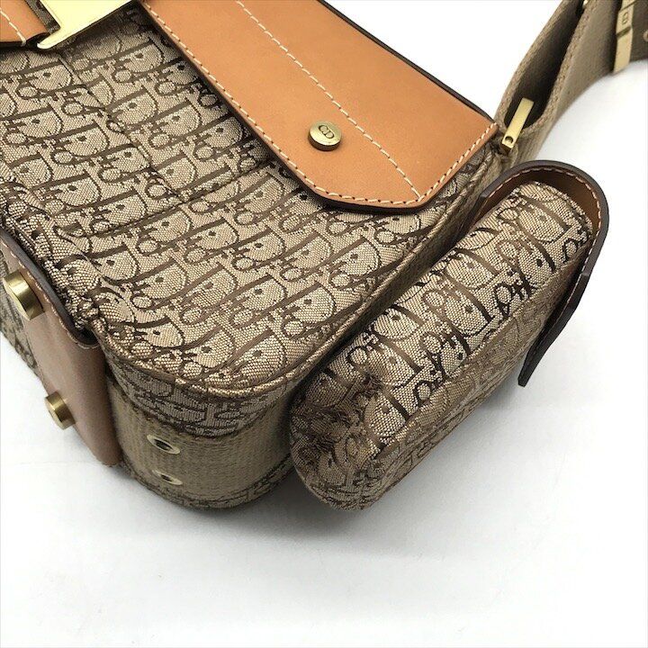 Dior Street Chic Trotter Columbus Shoulder Bag Brown — view 6