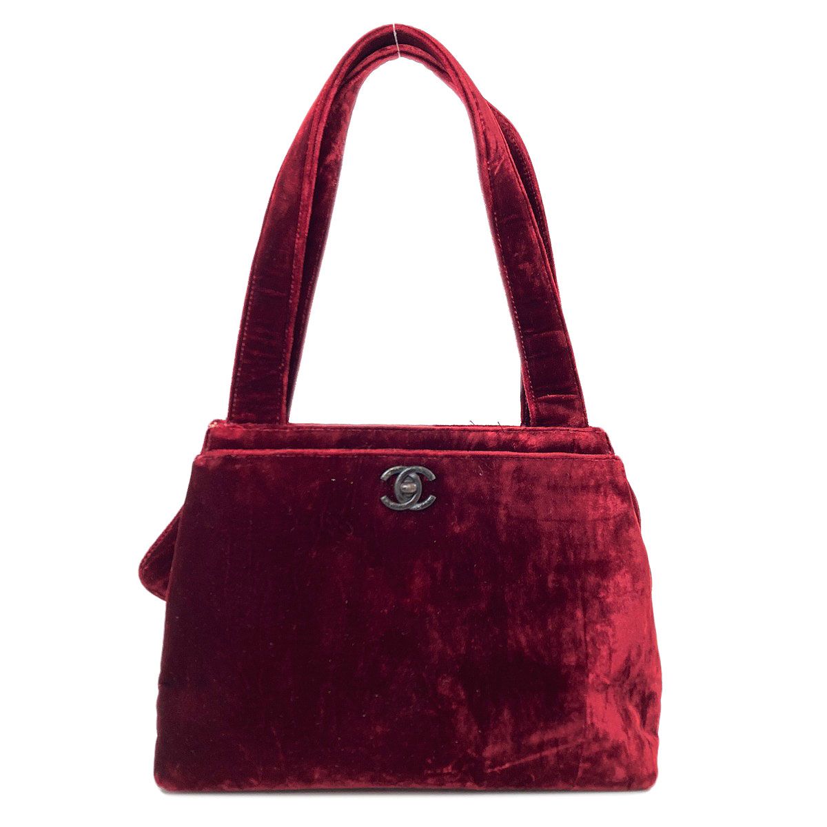 Chanel CC Logo Tote Bag Velour