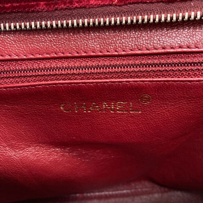 Chanel CC Logo Tote Bag Velour — view 6
