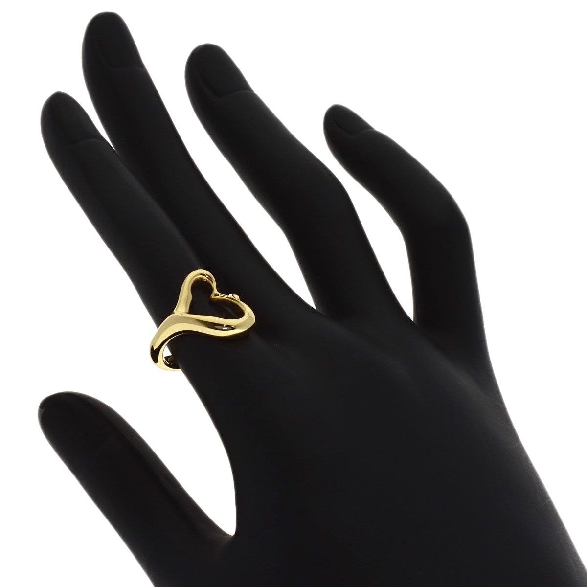 Tiffany & Co Open Heart Ring 18K Yellow Gold — view 6