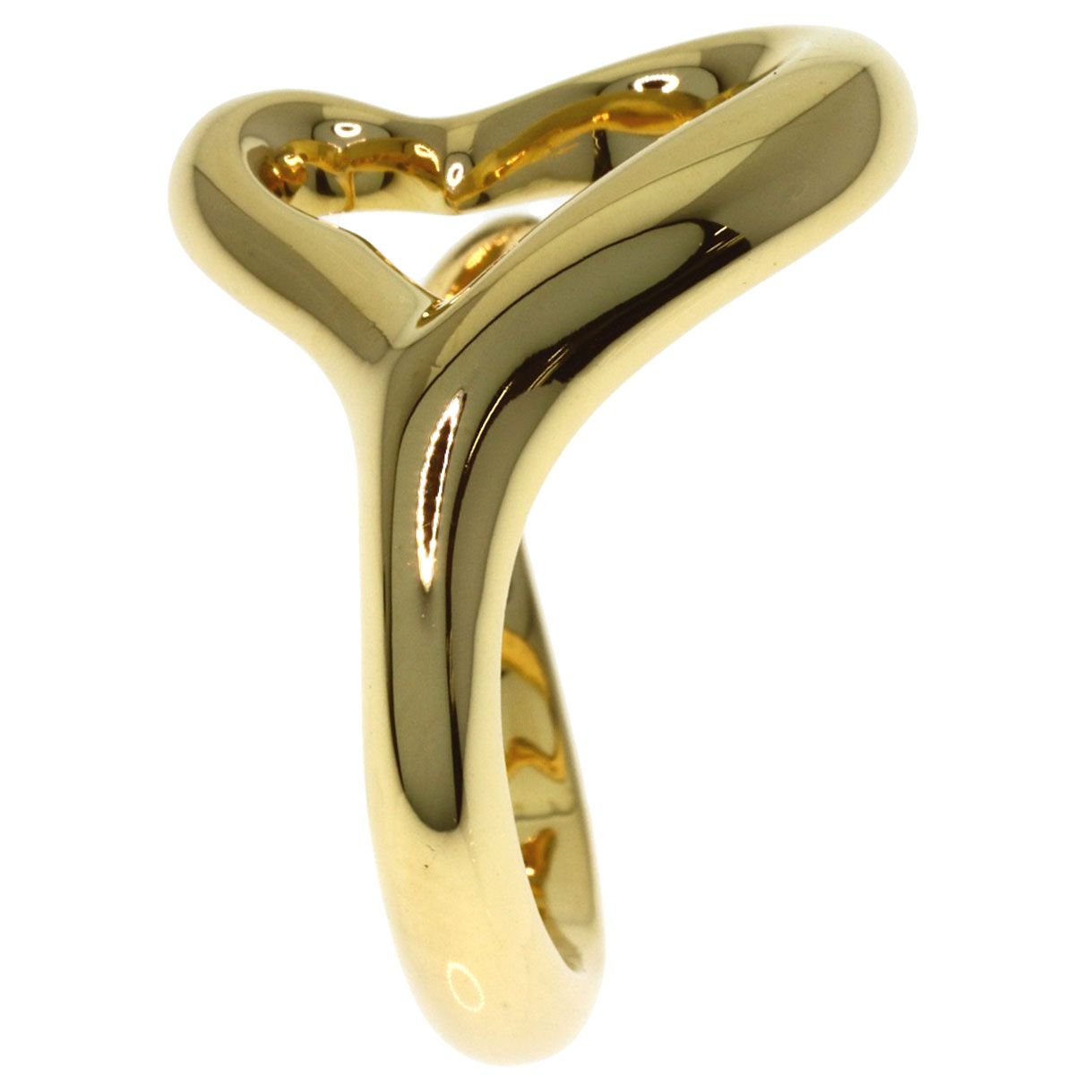 Tiffany & Co Open Heart Ring 18K Yellow Gold — view 3