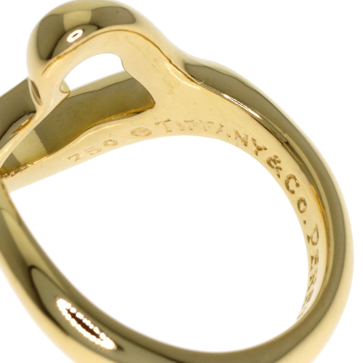 Tiffany & Co Open Heart Ring 18K Yellow Gold — view 5