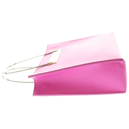 Balenciaga Cable 2-Way Shoulder Bag Pink Leather Silver — view 3