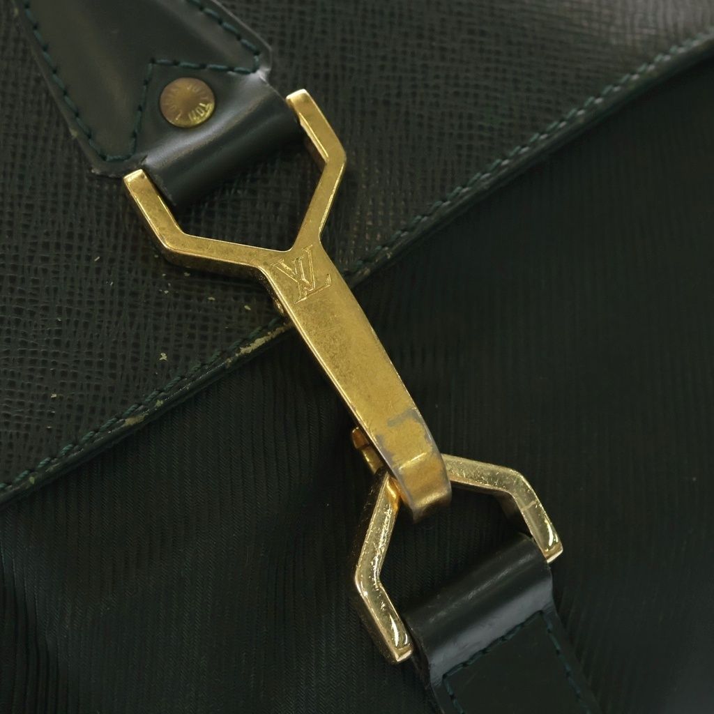 Louis Vuitton Epi Sea Taiga Delsu Messenger Bag Shoulder Back Green — view 7