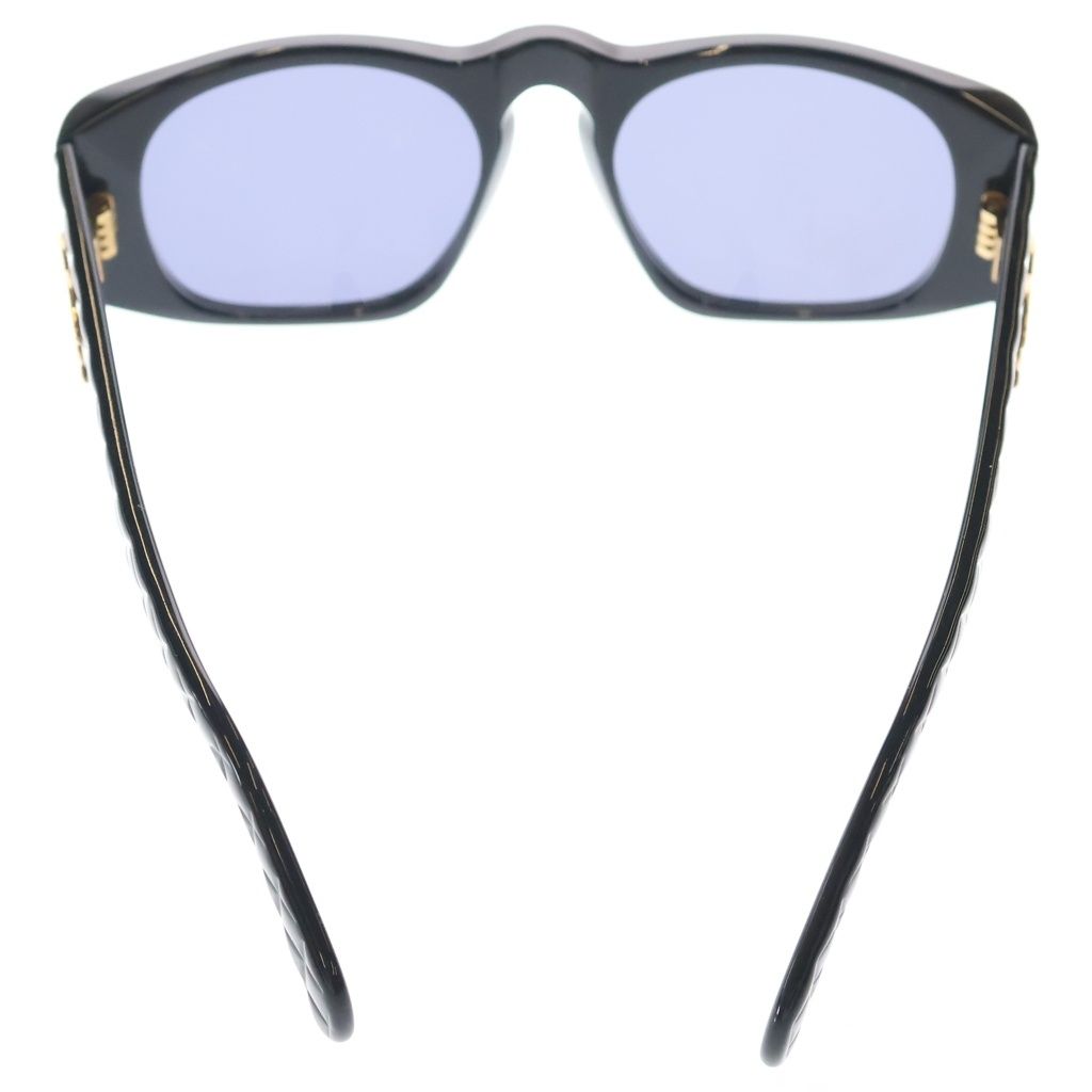 Chanel CC Logo Quilted Sunglasses Eyewear Color Lens Black Gold — view 2