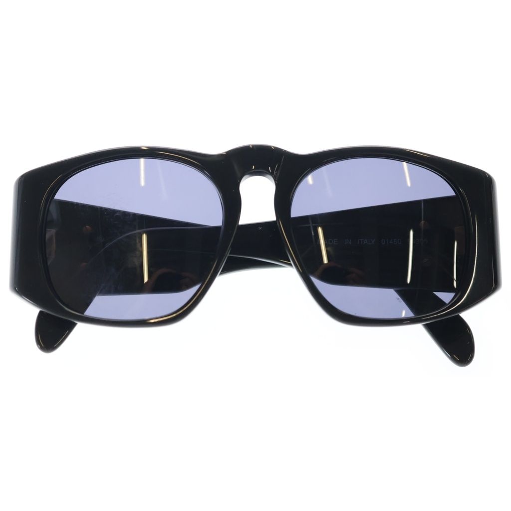 Chanel CC Logo Quilted Sunglasses Eyewear Color Lens Black Gold