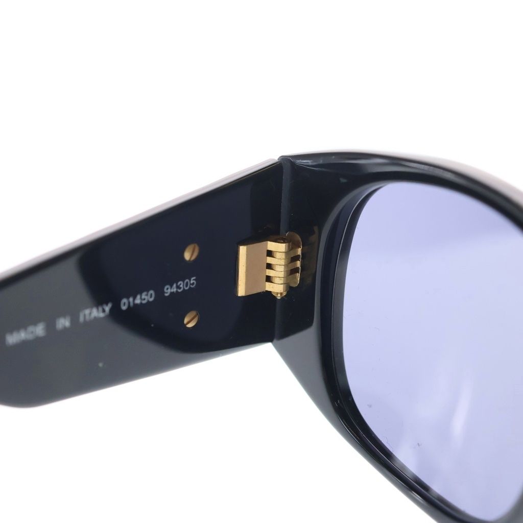Chanel CC Logo Quilted Sunglasses Eyewear Color Lens Black Gold — view 4