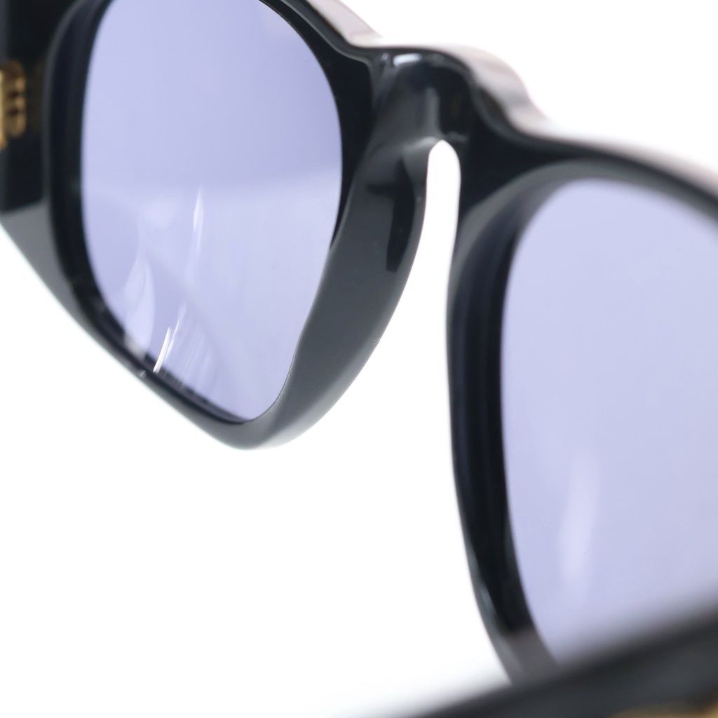 Chanel CC Logo Quilted Sunglasses Eyewear Color Lens Black Gold — view 5