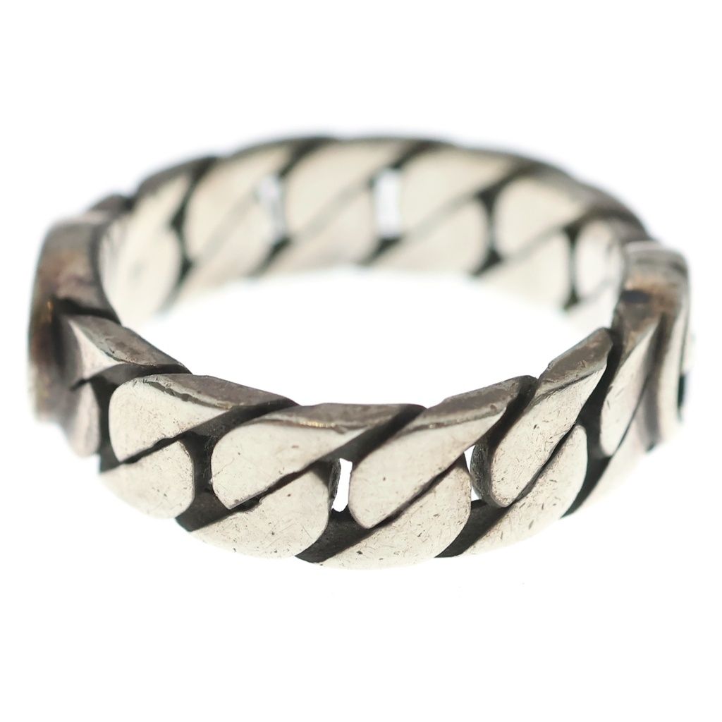 Gucci Interlocking G Chain Ring Silver — view 3