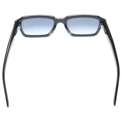 Prada Acetate Frame Side Logo Square Sunglasses Black Eyewear — view 2