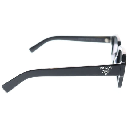Prada Acetate Frame Side Logo Square Sunglasses Black Eyewear — view 3