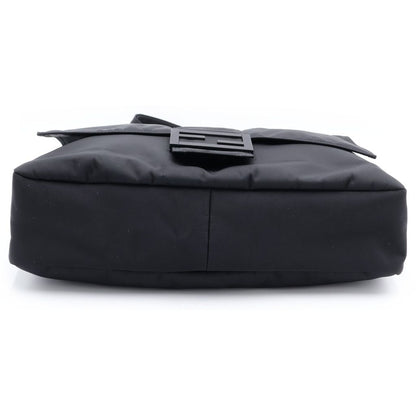 Fendi Baguette Messenger Shoulder Bag Black — view 4