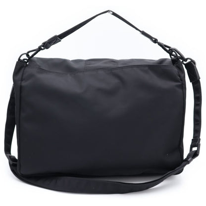 Fendi Baguette Messenger Shoulder Bag Black — view 2