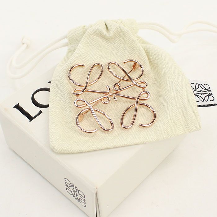 Loewe Anagram 111.27.027 Brooch Metal