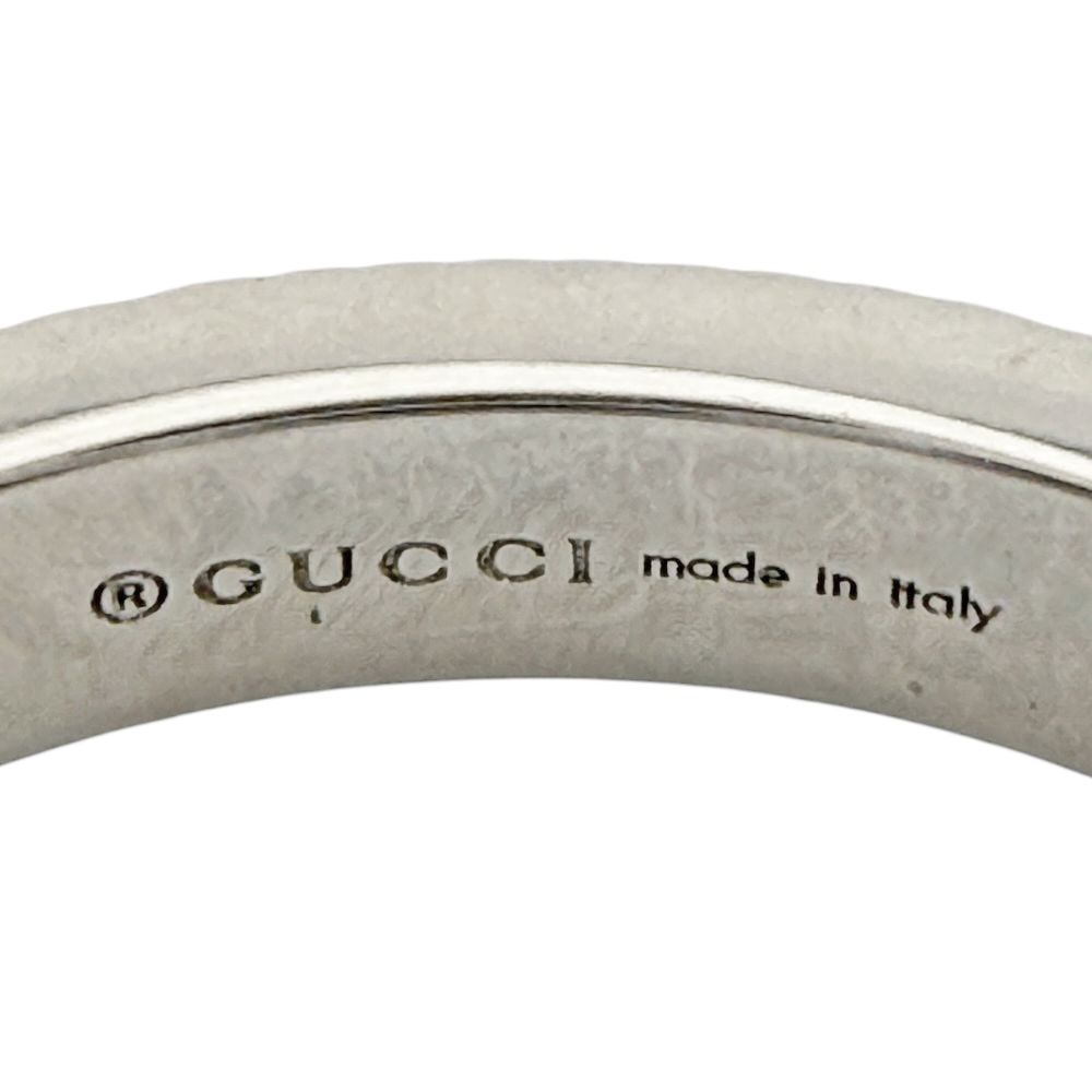 Gucci Icon Heart Ring 18K White Gold Diamond — view 7