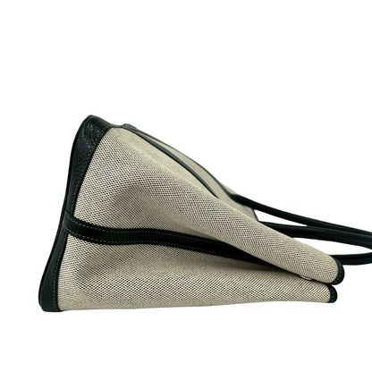 Hermes Garden Party PM Toile H Canvas Tote Bag Ivory — view 6