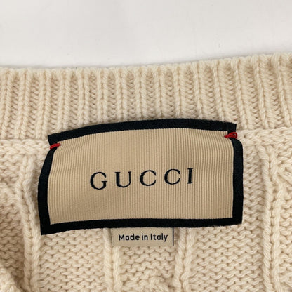 Gucci White Line Knit Vest — view 3