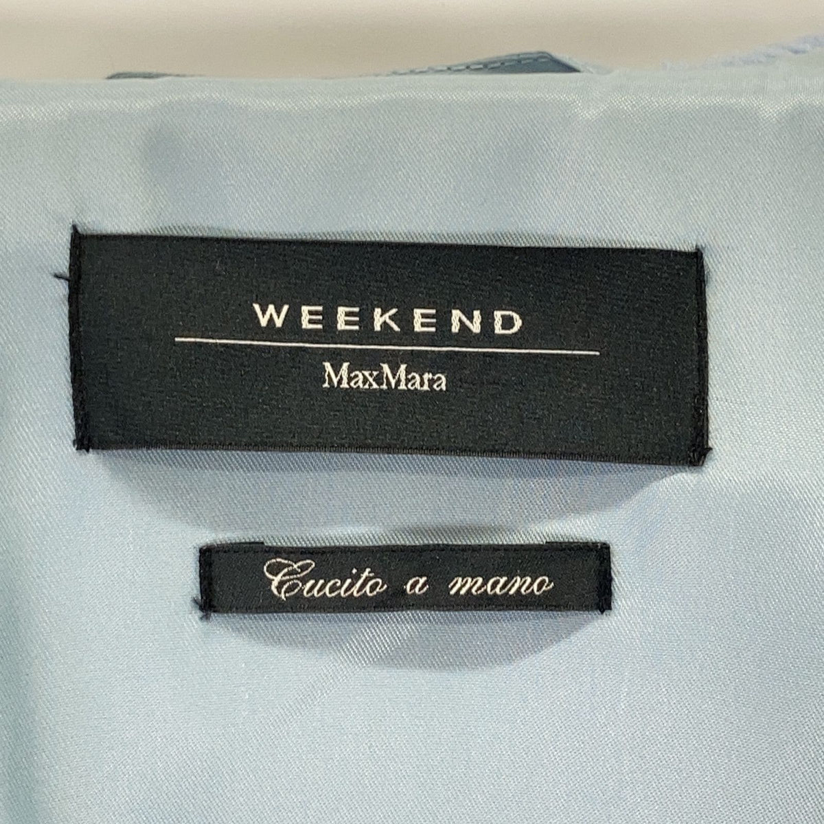 Max Mara Weekend Kuchitoamano Wool Alpaca Shaggy Coat Blue 40 — view 4