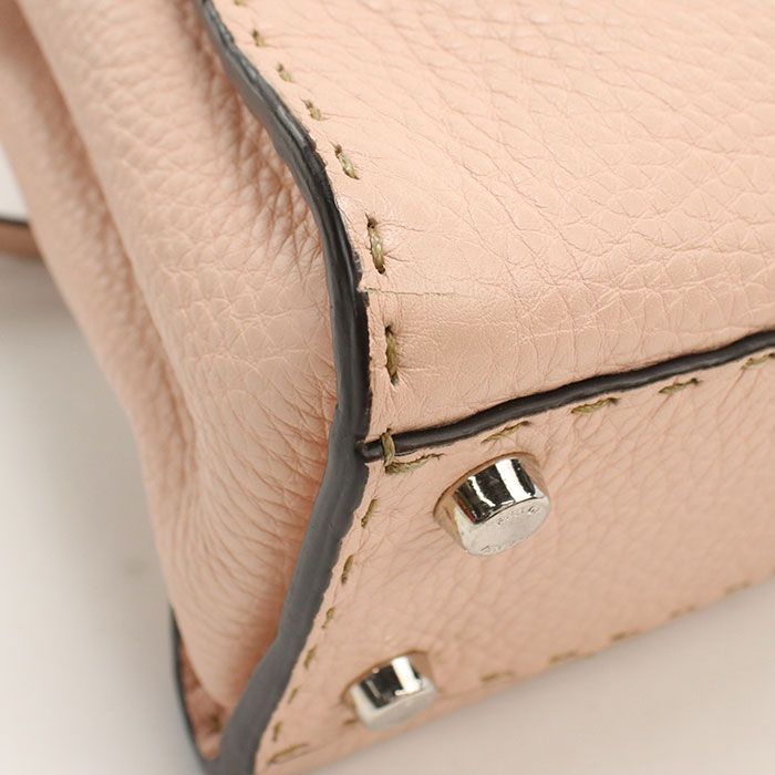 Fendi 2-Way Peekaboo Handbag Calfskin — view 5