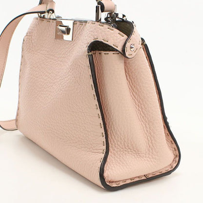 Fendi 2-Way Peekaboo Handbag Calfskin — view 6