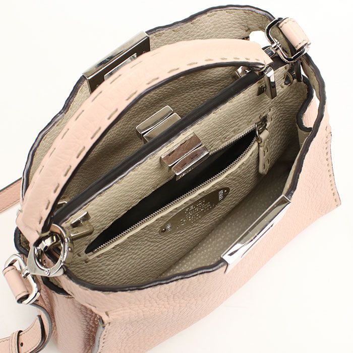 Fendi 2-Way Peekaboo Handbag Calfskin — view 3