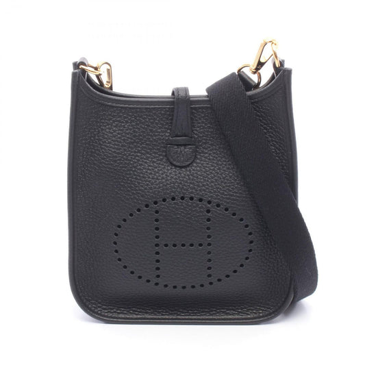 Hermes Shoulder Bag Evelyne TPM Black Leather Amazon