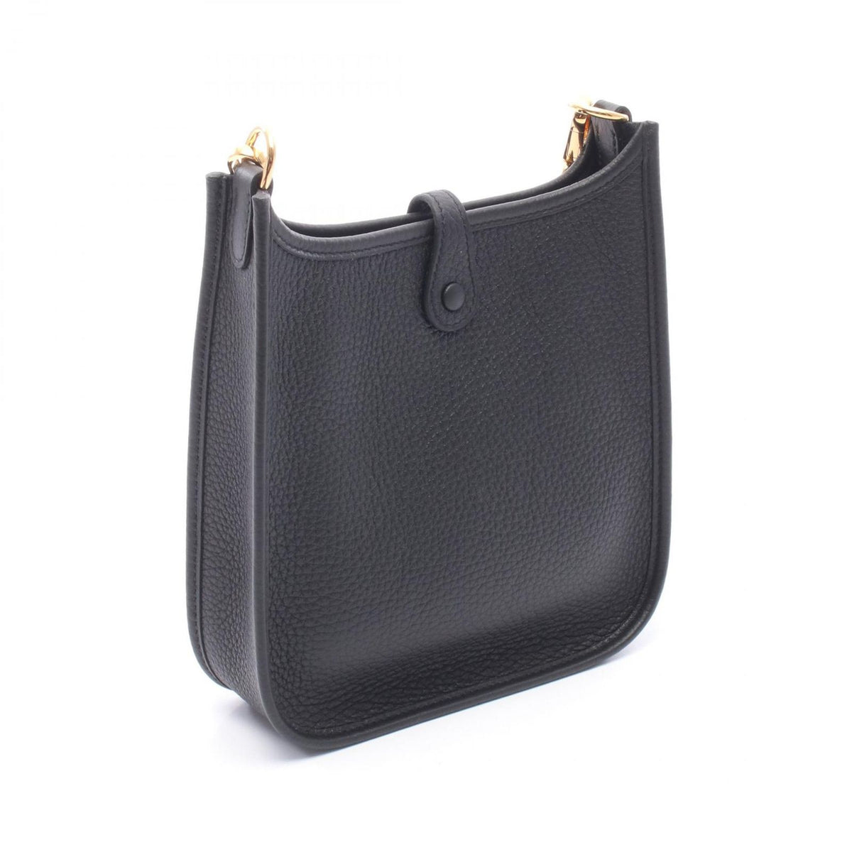 Hermes Shoulder Bag Evelyne TPM Black Leather Amazon — view 2