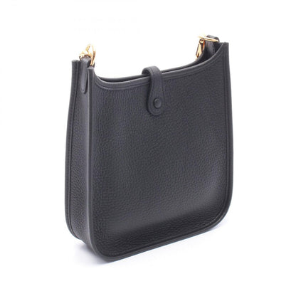 Hermes Shoulder Bag Evelyne TPM Black Leather Amazon — view 2