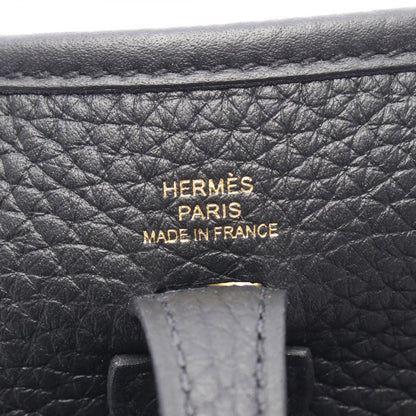 Hermes Shoulder Bag Evelyne TPM Black Leather Amazon — view 4