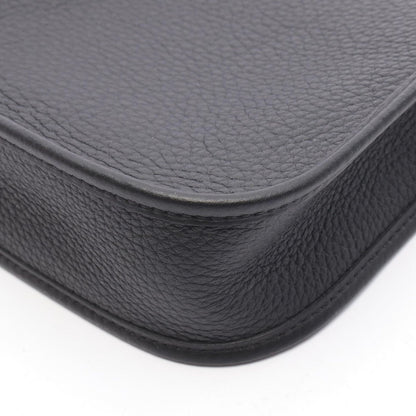 Hermes Shoulder Bag Evelyne TPM Black Leather Amazon — view 6