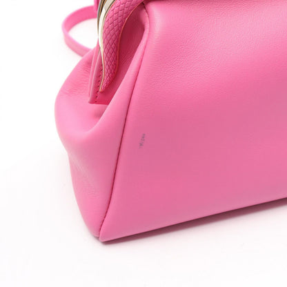 Bvlgari Shoulder Bag Serpentine Pouch Pink Leather — view 5