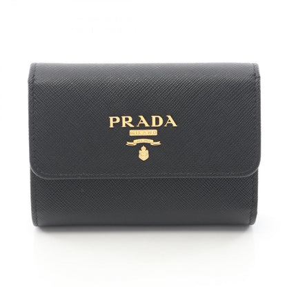 Prada Trifold Wallet Saffiano Metal Leather