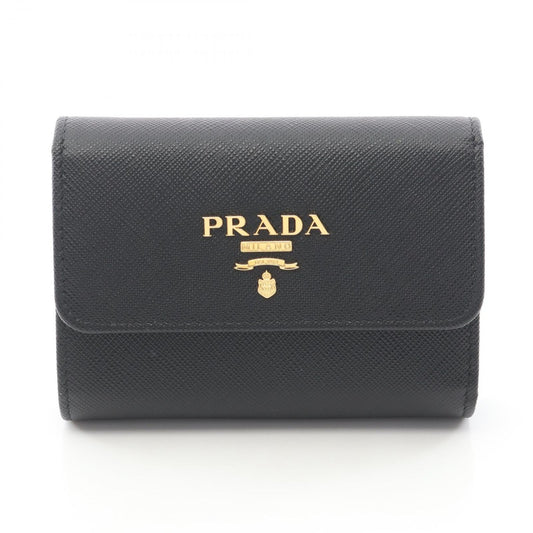 Prada Trifold Wallet Saffiano Metal Leather