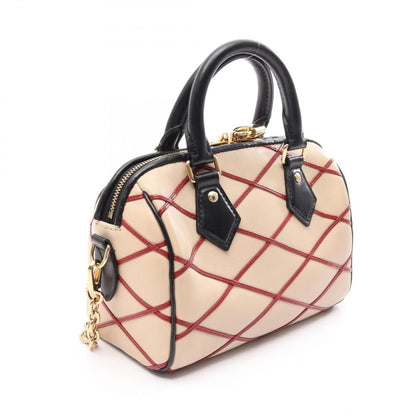 Louis Vuitton Handbag Speedy Bandouliere 20 2-Way Beige Red Leather — view 2
