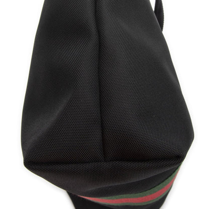 Gucci Web Techno Tote Bag Black Canvas — view 8