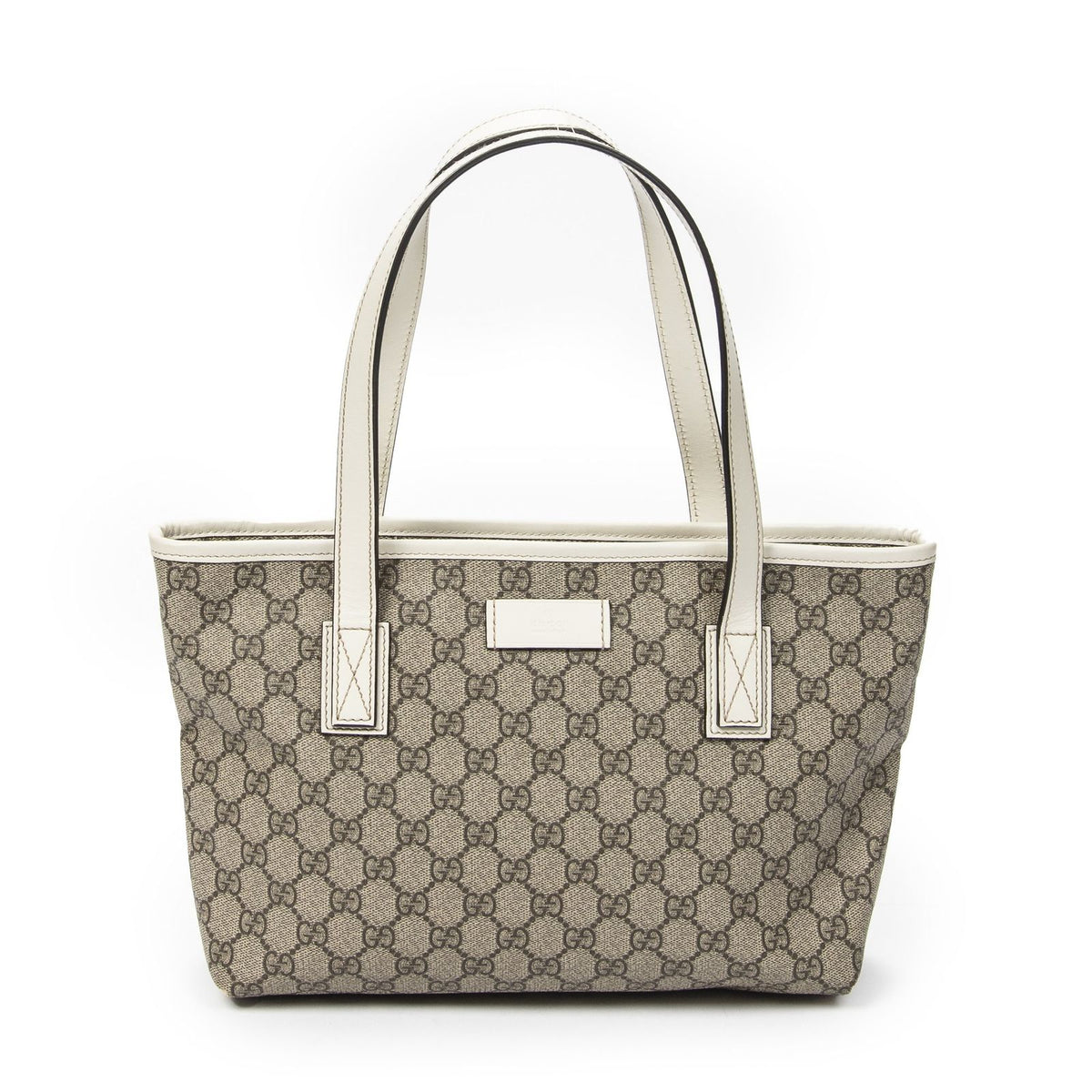 Gucci Small Joy Tote Bag Beige Ivory Supreme Canvas