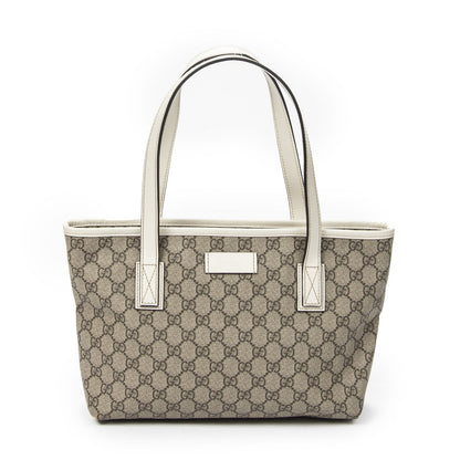 Gucci Small Joy Tote Bag Beige Ivory Supreme Canvas