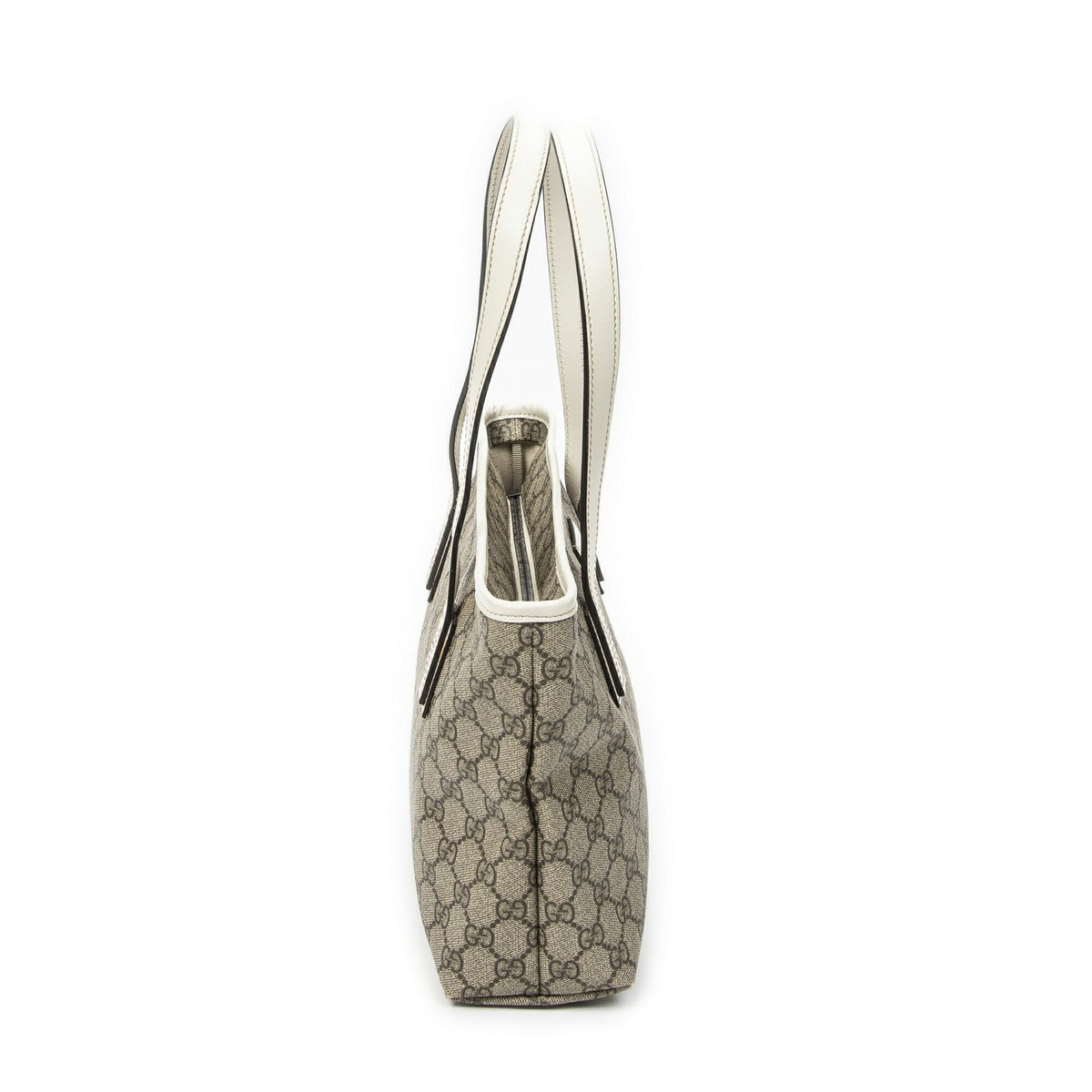Gucci Small Joy Tote Bag Beige Ivory Supreme Canvas — view 4
