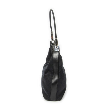 Gucci Zip Hobo Black GG Canvas — view 3