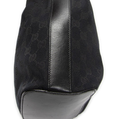 Gucci Zip Hobo Black GG Canvas — view 7