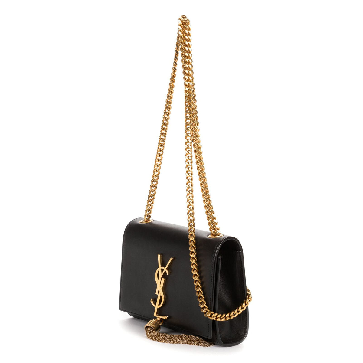 Saint Laurent Small Kate Crossbody Black Smooth Calfskin — view 2